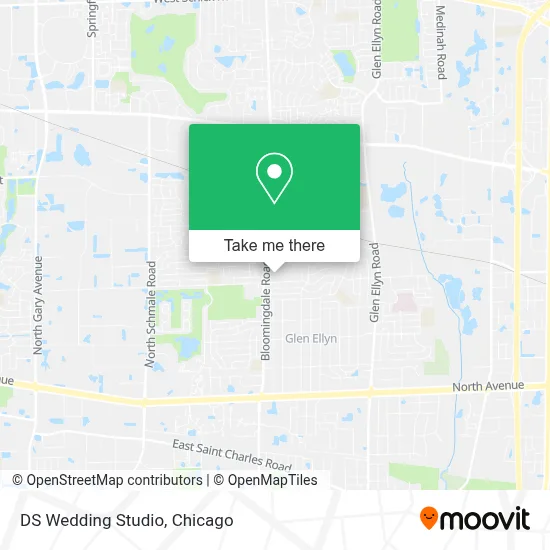 DS Wedding Studio map
