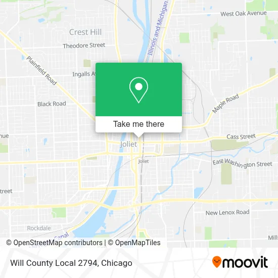Will County Local 2794 map