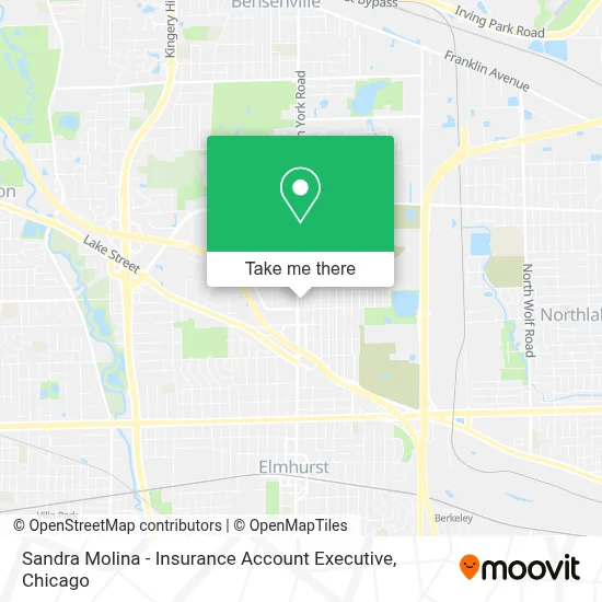 Sandra Molina - Insurance Account Executive map