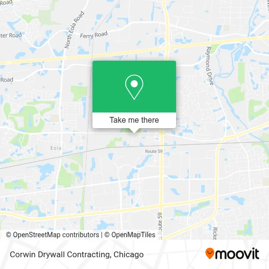 Corwin Drywall Contracting map