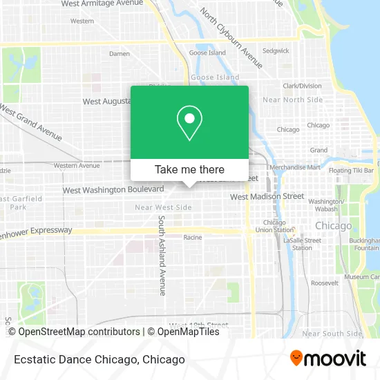 Ecstatic Dance Chicago map