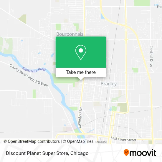 Discount Planet Super Store map