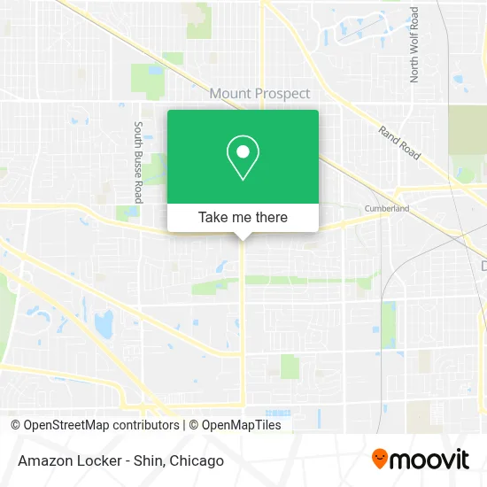 Amazon Locker - Shin map