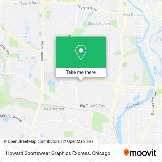 Howard Sportswear Graphics Express map