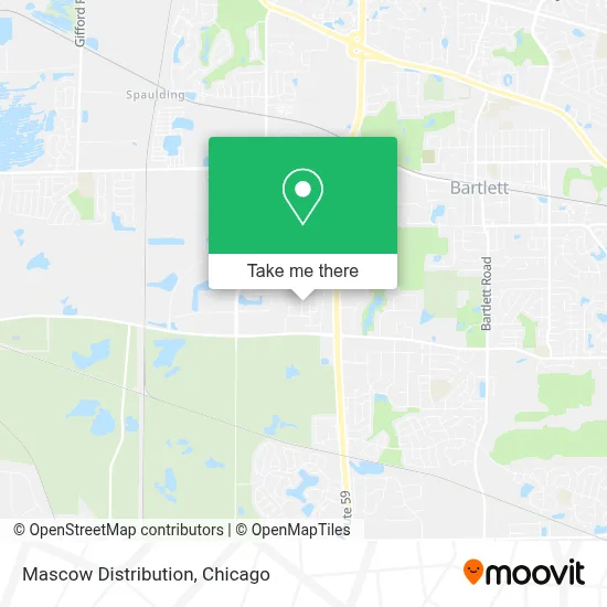 Mascow Distribution map