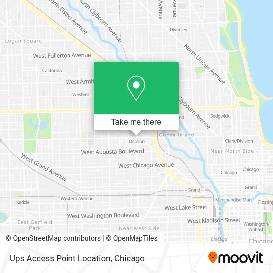 Ups Access Point Location map