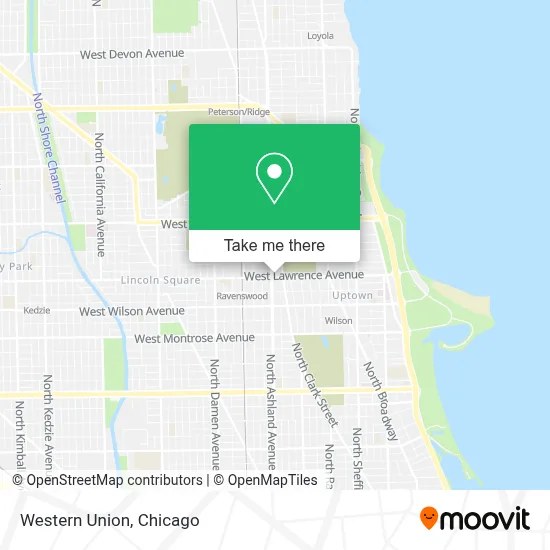 Western Union map