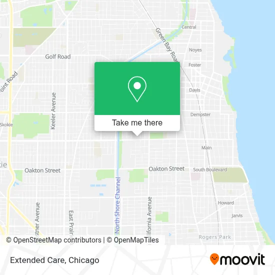 Extended Care map