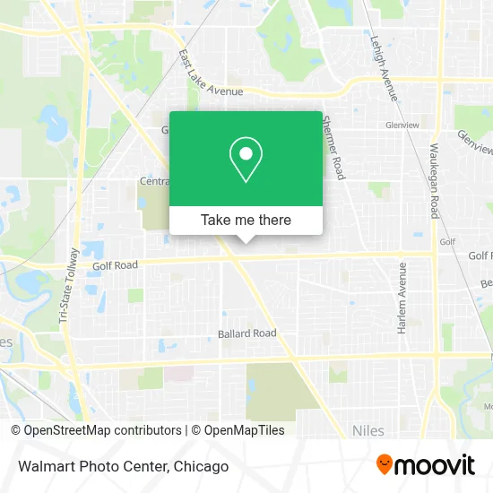 Walmart Photo Center map