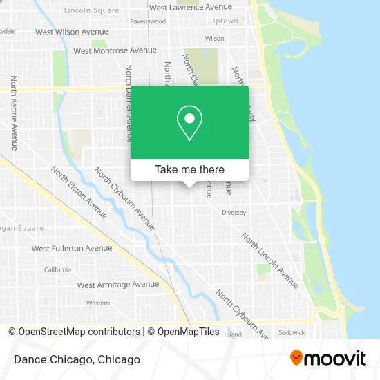 Dance Chicago map