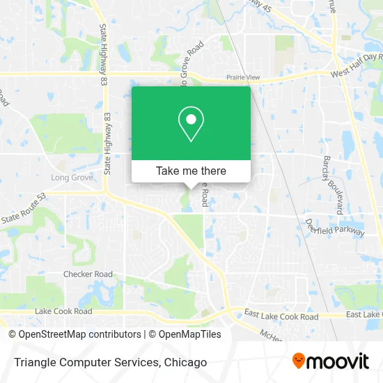 Triangle Computer Services map