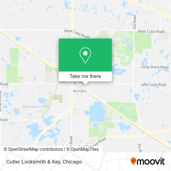 Cutler Locksmith & Key map