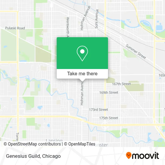 Genesius Guild map