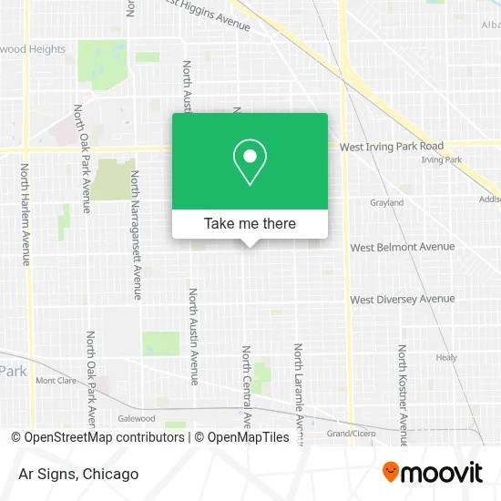 Ar Signs map