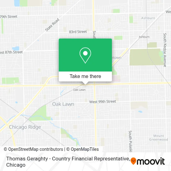 Thomas Geraghty - Country Financial Representative map