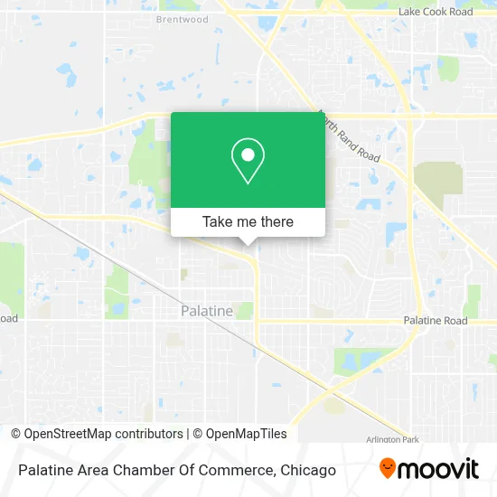 Palatine Area Chamber Of Commerce map