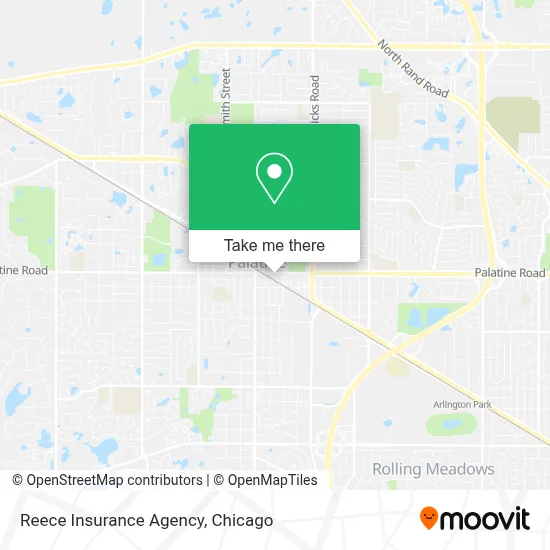 Reece Insurance Agency map