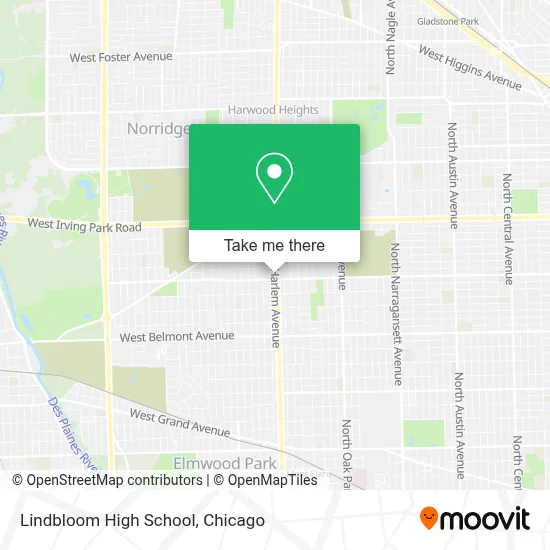Lindbloom High School map