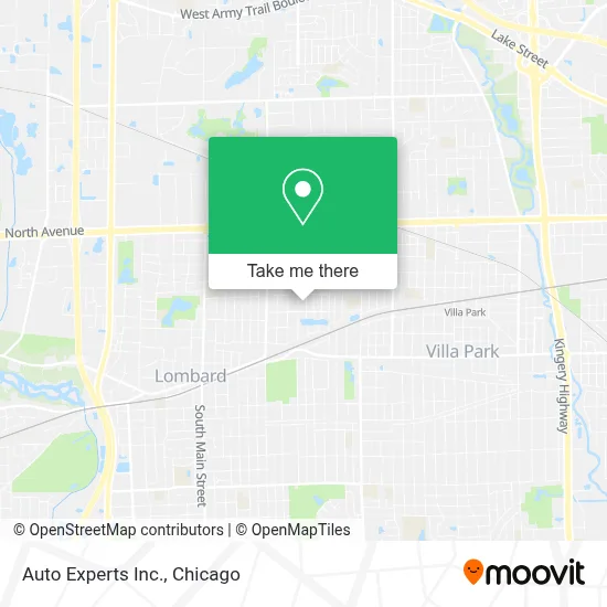 Auto Experts Inc. map