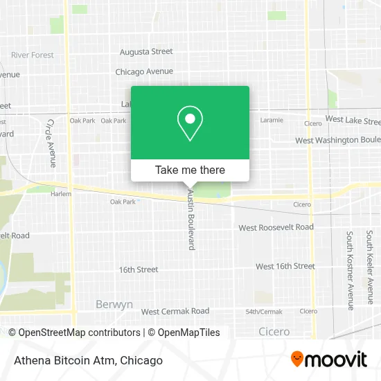 Athena Bitcoin Atm map