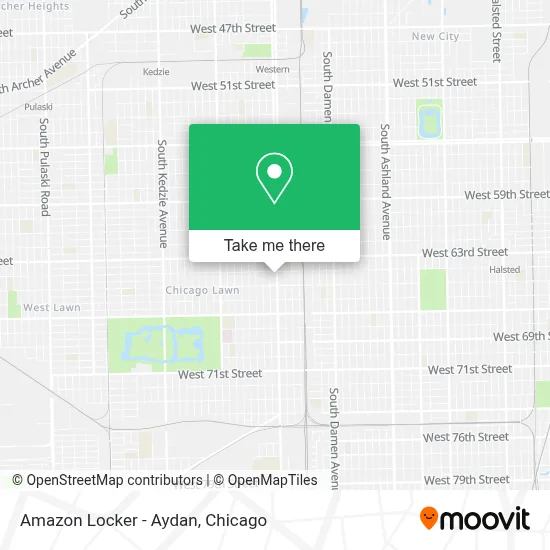 Amazon Locker - Aydan map