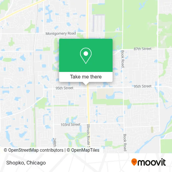 Shopko map