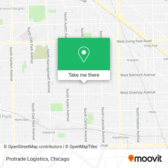 Protrade Logistics map