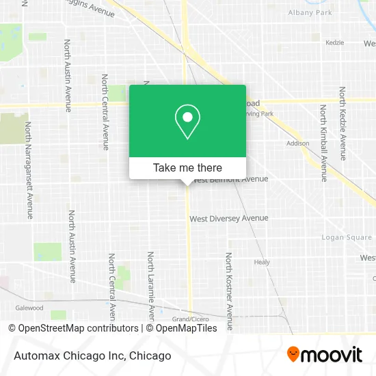 Automax Chicago Inc map