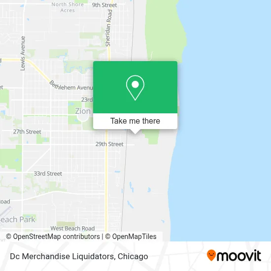Dc Merchandise Liquidators map