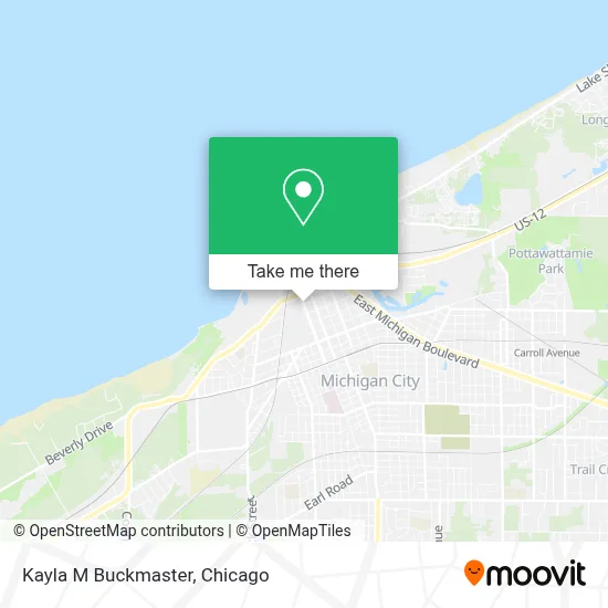 Kayla M Buckmaster map