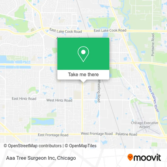Aaa Tree Surgeon Inc map