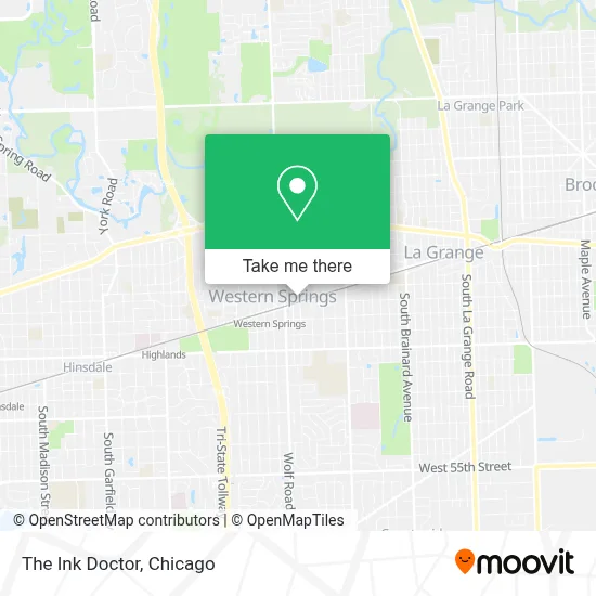 The Ink Doctor map