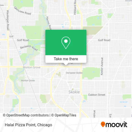 Halal Pizza Point map