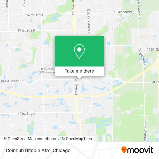 Coinhub Bitcoin Atm map