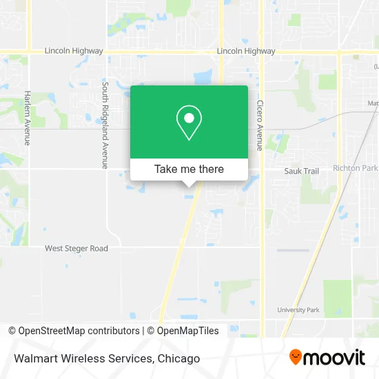 Walmart Wireless Services map