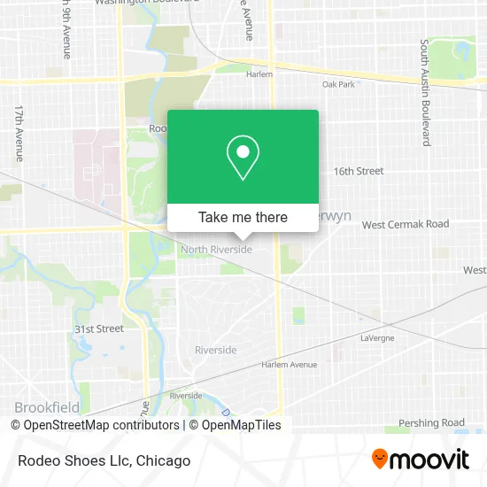 Rodeo Shoes Llc map