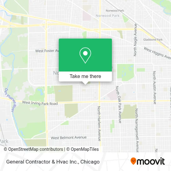 General Contractor & Hvac Inc. map