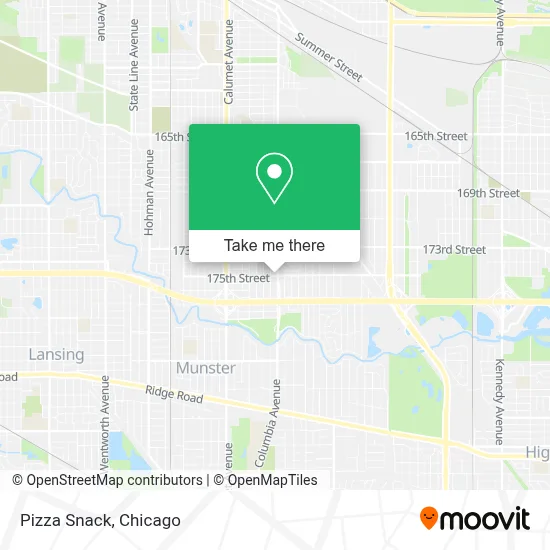 Pizza Snack map