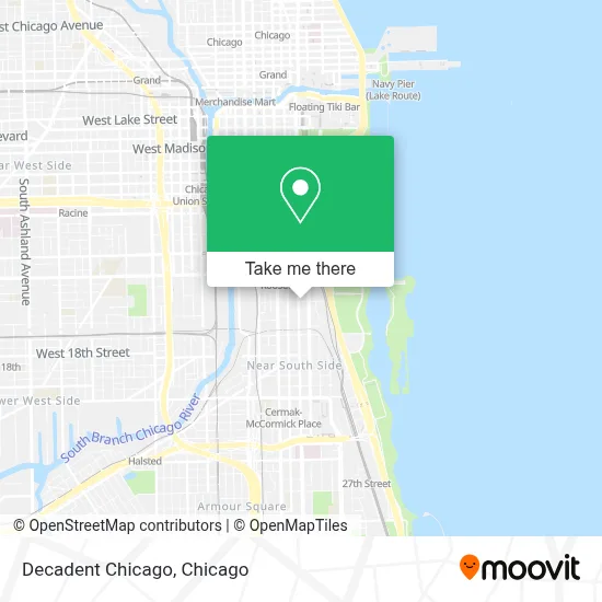Decadent Chicago map
