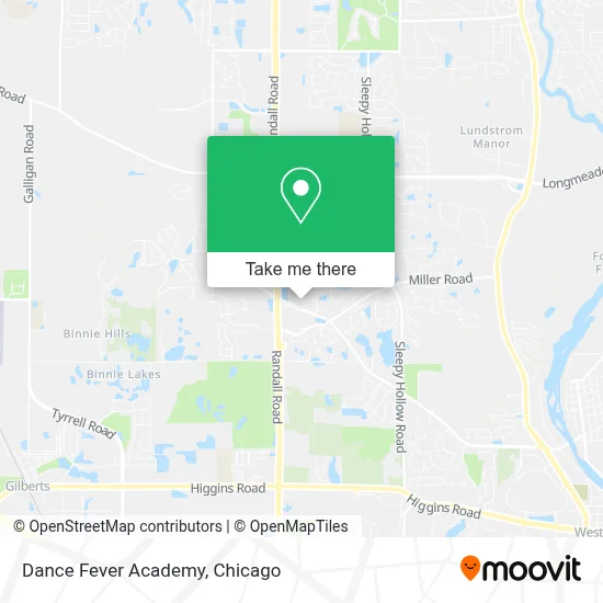 Dance Fever Academy map