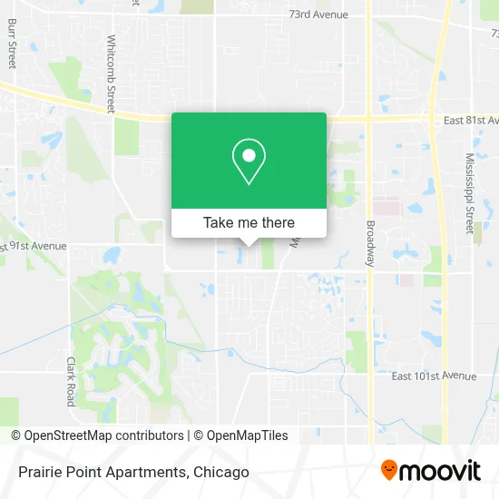 Prairie Point Apartments map