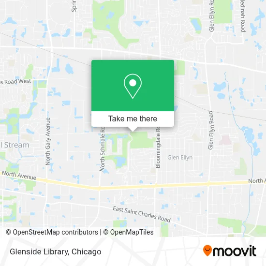 Glenside Library map
