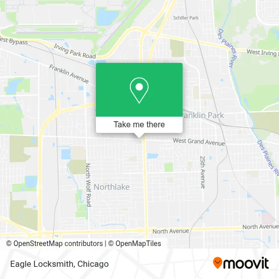 Eagle Locksmith map