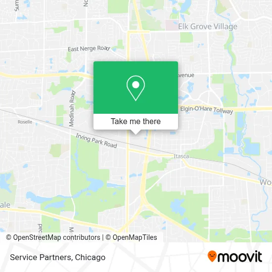 Service Partners map