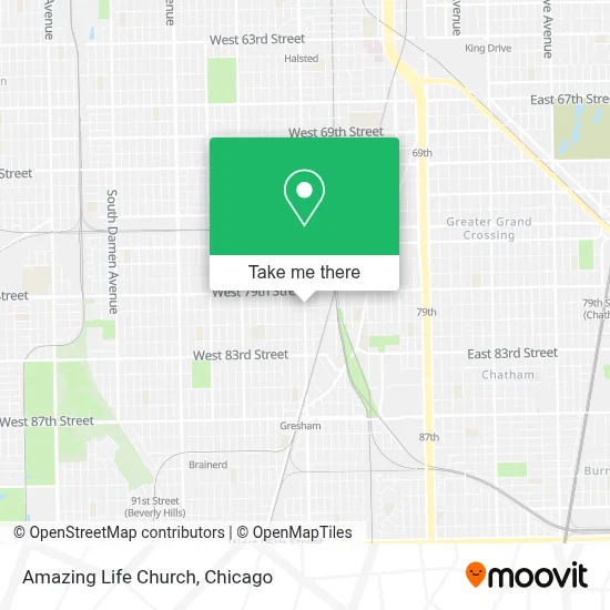 Amazing Life Church map