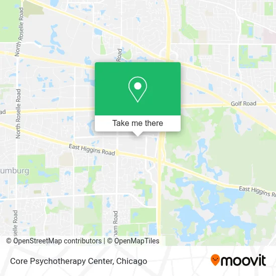Core Psychotherapy Center map