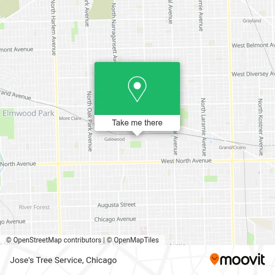 Jose's Tree Service map