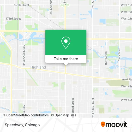 Speedway map