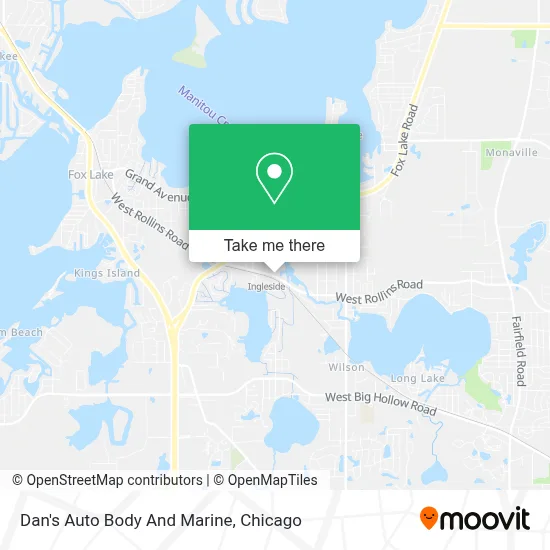 Dan's Auto Body And Marine map