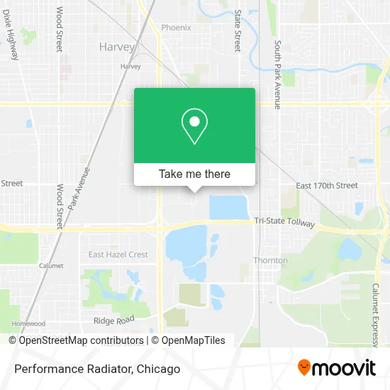 Performance Radiator map